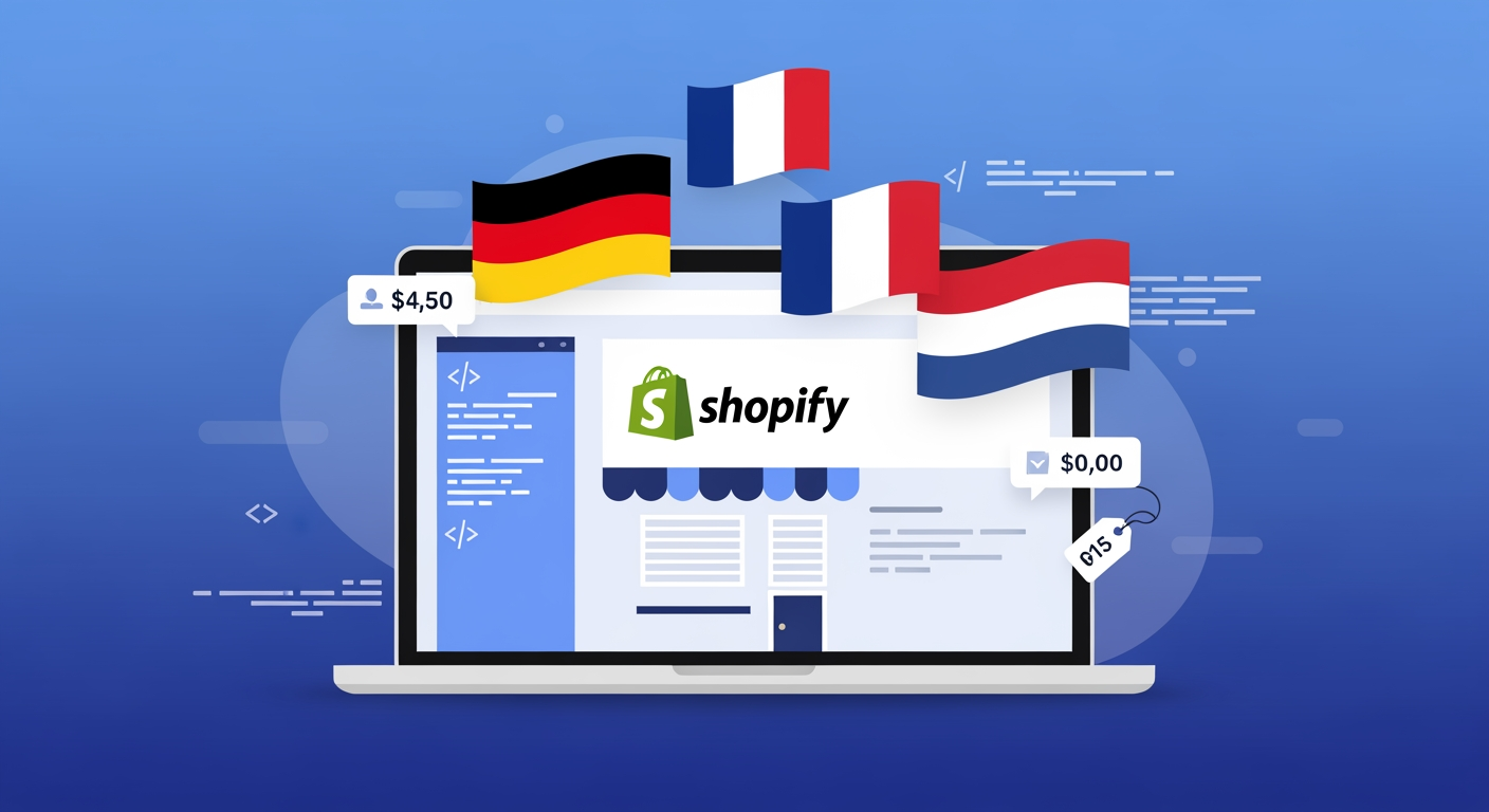 Translate Shopify Store to German, French & Dutch